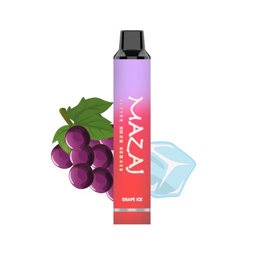 Mazaj Titan 2% Grape Ice 3000 Puffs - Vape in Bahrain